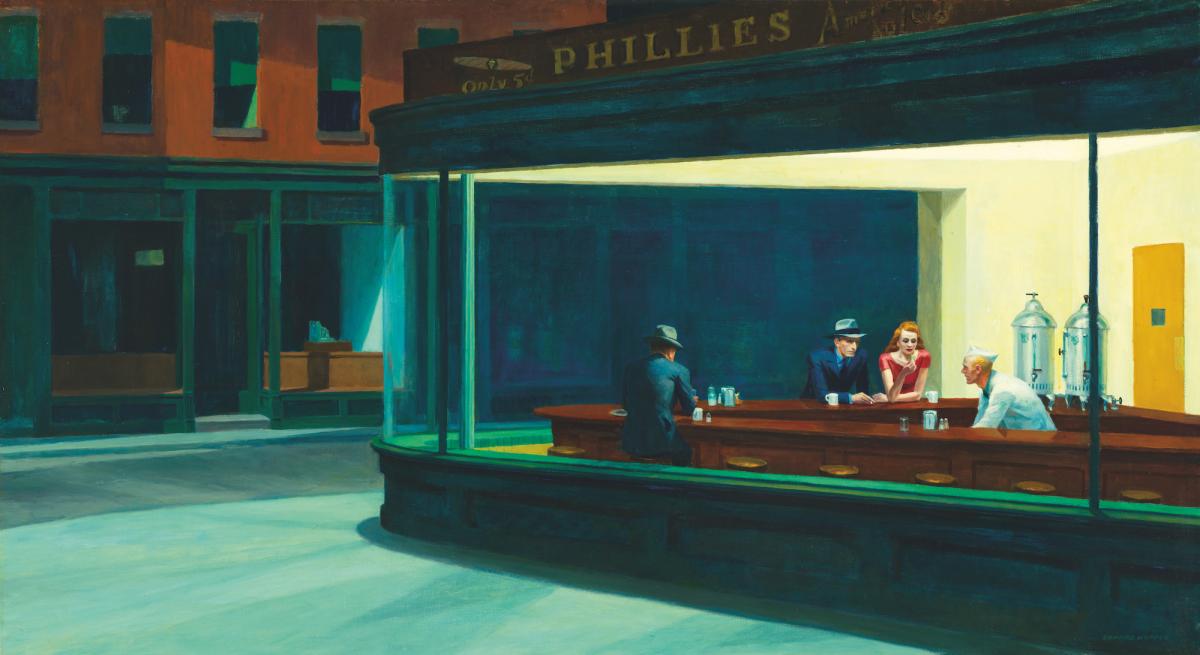  Edward Hopper, Nighthawks, 1942