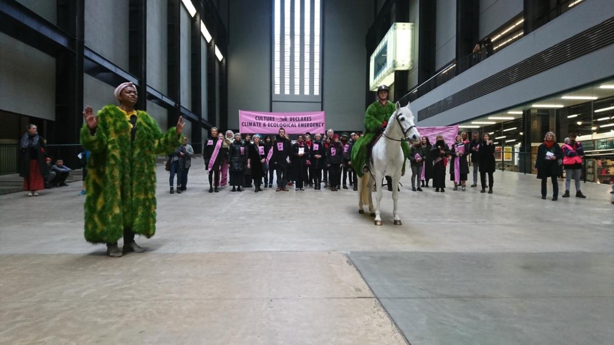 Culture Declares Emergency | Launch Procession | Tate Modern | Photo © Jamie Lowe