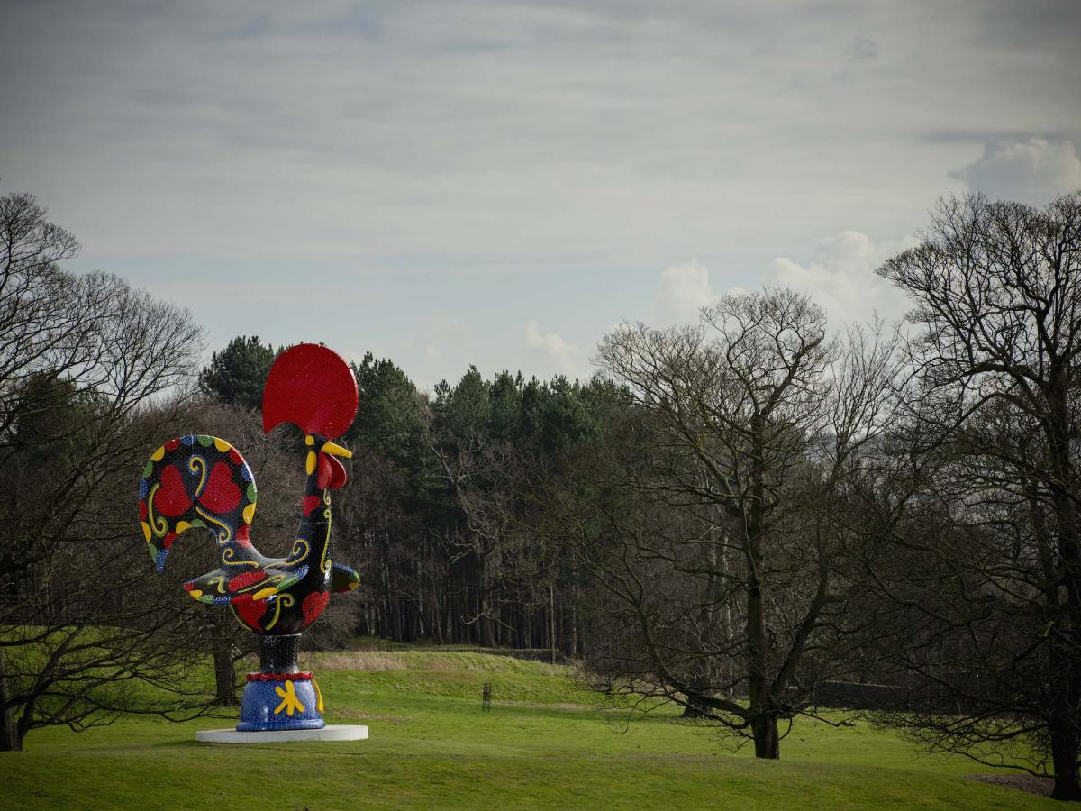 Joana Vasconcelos, Pop Galo at Yorkshire Sculpture Park, 2020. Photo c Jonty Wilde, Courtesy the artist and YSP (2)