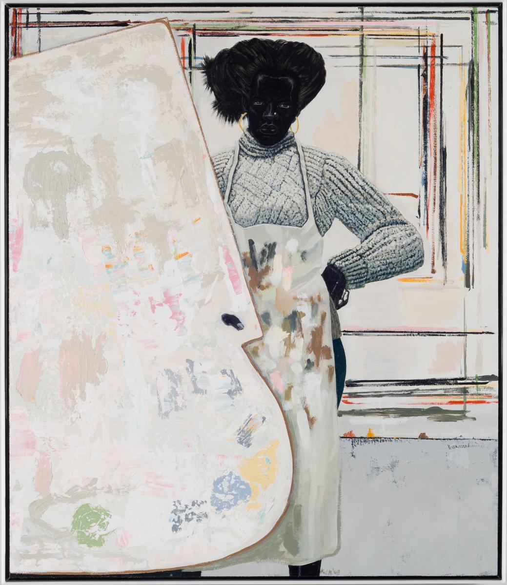 Kerry James Marshall Untitled (Painter) 2008. Collection of Charlotte and Herbert S. Wagner III Photo Courtesy of Sotheby’s, Inc. © 2021