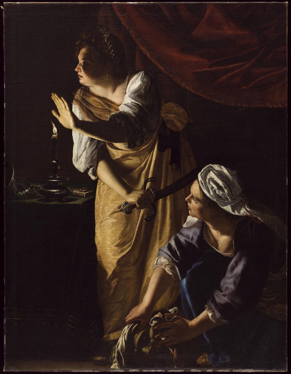 Judith and her Maidservant, about 1623-5