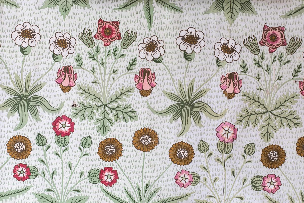 One of William Morris's floral wallpaper designs